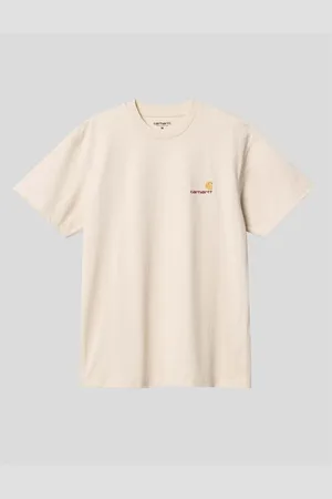 Carhartt Camiseta CAMISETA AMERICAN SCRIPT TEE NATURAL para hombre