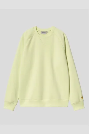 Carhartt Jersey SUDADERA CHASE SWEAT AIR GREEN-GOLD para hombre