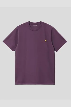 Carhartt Camiseta CAMISETA AMERICAN SCRIPT TEE HUCKLEBERRY para hombre