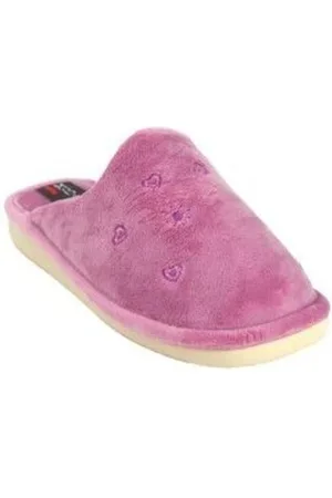 Bienve Zapatillas deporte Ir por casa señora in 0530 malva para mujer