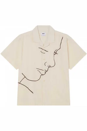 Obey Camisa manga larga Frances woven para hombre