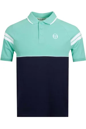 Sergio Tacchini Tops y Camisetas Cambio Polo Shirt Pool Blue/Maritime Blue/White para hombre