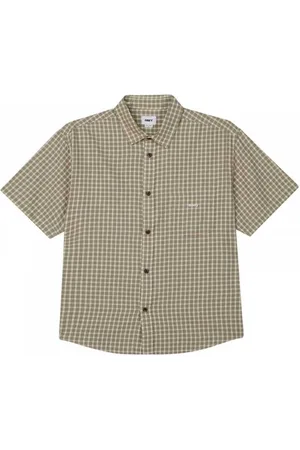 Obey Camisa manga larga Bigwig otis woven para hombre