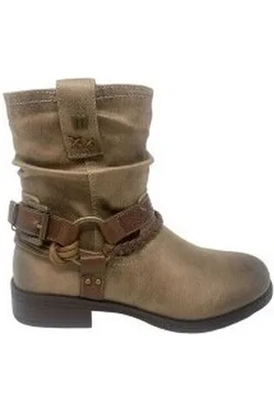 MTNG Zapatillas deporte Botín señora MUSTANG 59349 taupe para mujer