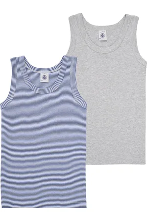 Petit Bateau Camiseta tirantes 2 DEBARDEURS para niño