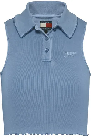 Tommy Hilfiger Camiseta tirantes TJW CRP GMD RIB SL DW0DW20295 para mujer