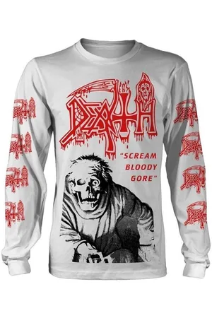 Death Camiseta manga larga Scream Bloody Gore para mujer