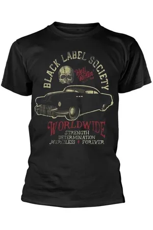 Black Label Society Tops y Camisetas Hell Riding Worldwide para mujer