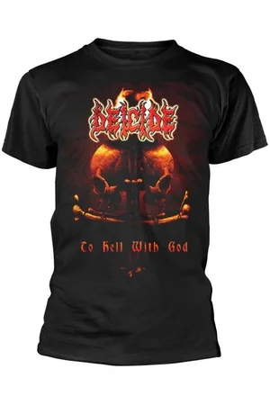 Deicide Camiseta manga larga To Hell With God para mujer