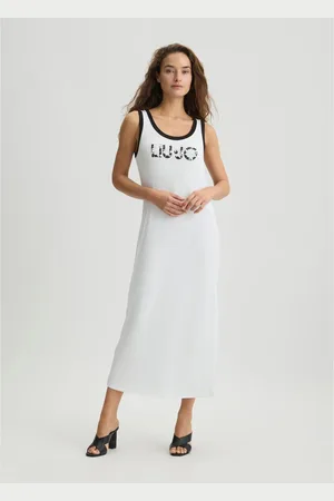 Liu Jo Vestidos Vestido largo con logotipo para mujer