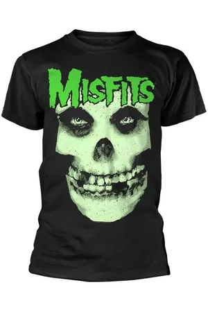 Misfits Camiseta manga larga Glow Jurek Skull para mujer