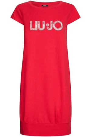 Liu Jo Vestidos Vestido con logotipo y strass para mujer