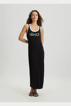 Liu Jo Vestidos Vestido largo con logotipo para mujer