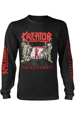 KREATOR Camiseta manga larga Terrible Certainty para mujer