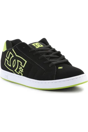 Dcshoes Zapatillas skate NET 302361-BL4 Black/Lime Green para hombre