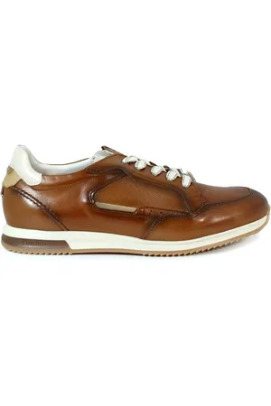 Fluchos Deportivas Moda ZAPÀTILLAS DE PIEL MARRÓN HABANA F2187 para hombre