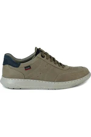 CallagHan Zapatos de trabajo ZAPATO DE PIEL CON CORDONES SAND USED 61802 TAUPE para hombre