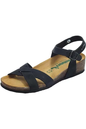 BioNatura Sandalias 12 Fregene IMB Nabuk para mujer