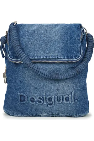 Desigual Mochila HALF LOGO DENIM HAMPTON MINI para mujer