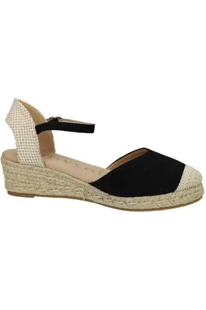 Mysoft Zapatillas de senderismo Esparteñas de cuña para mujer