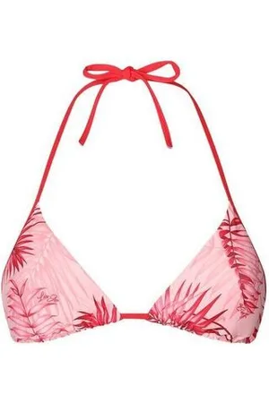 Liu Jo Bañador Top triangular de bikini estampado para mujer