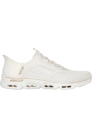 Skechers Deportivas Moda DEPORTIVA SLIP-INS GLIDE-STEP PACE BEIG para mujer