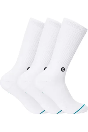 Stance Calcetines altos Pack de 3 calcetines informales con icono para hombre