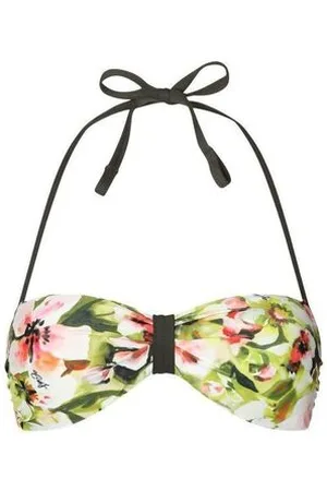 Liu Jo Bañador Top de bikini floral para mujer