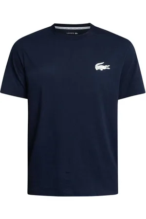 Lacoste Pijama Camiseta de descanso con estampado de cocodrilo para hombre