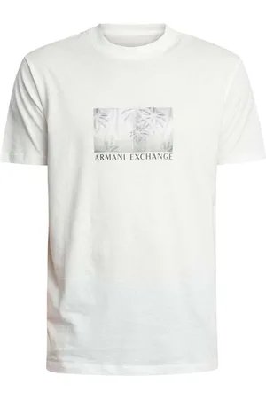 EAX Camiseta Box Logo camiseta para hombre