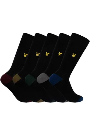 Lyle &amp; scott Calcetines altos Pack de 5 calcetines premium Graham para hombre