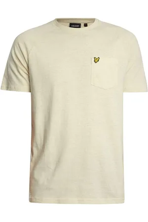 Lyle &amp; scott Camiseta Camiseta raglán de mezcla de lino para hombre