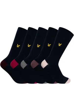 Lyle &amp; scott Calcetines altos Pack de 5 calcetines premium Graham para hombre