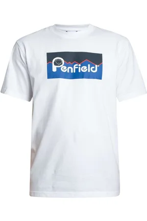 Penfield Camiseta Camiseta original con logo grande para hombre