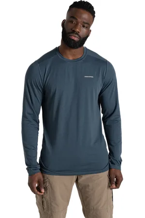 Craghoppers Camiseta manga larga Abel para hombre