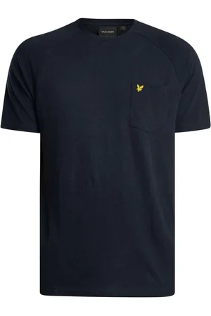 Lyle &amp; scott Camiseta Camiseta raglán de mezcla de lino para hombre