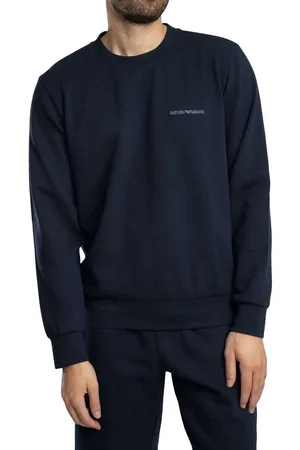 Emporio Armani Pijama Sudadera de marca lounge para hombre