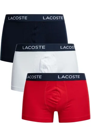 Lacoste Calzoncillos Pack de 3 baÃºles elásticos de algodón para hombre