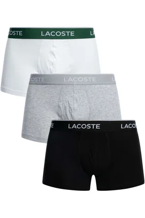 Lacoste Calzoncillos Pack de 3 baÃºles elásticos de algodón para hombre