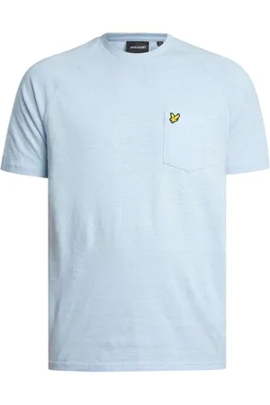 Lyle &amp; scott Camiseta Camiseta raglán de mezcla de lino para hombre