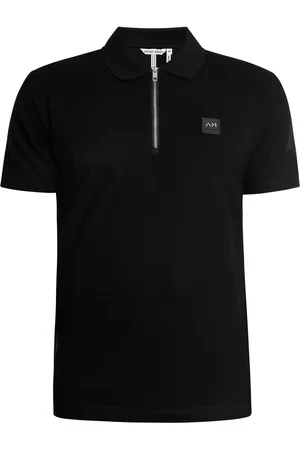 Antony Morato Polo Polo de algodón mercerizado con cremallera para hombre