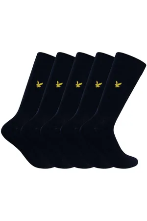 Lyle &amp; scott Calcetines altos Pack de 5 calcetines premium Liam para hombre