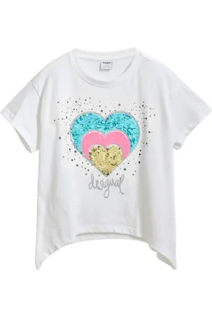 Desigual Camiseta 25SGTK01-1000 para niña