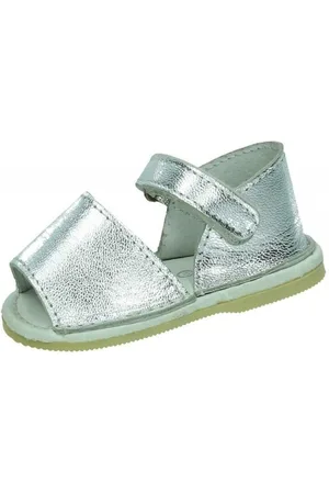 Whetis Pantuflas Sandalias de piel para niña