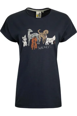 Weird Fish Camiseta manga larga Walkies para mujer