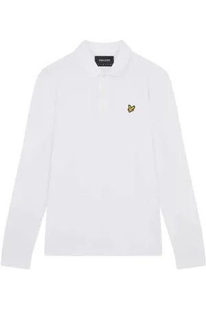 Lyle &amp; scott Tops y Camisetas LP400VOG LS POLO-626 WHITE para hombre