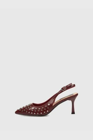 Kamome Trends Zapatos Bajos SALÓN HELIKE BURDEOS para mujer
