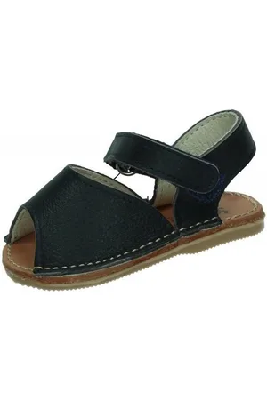 Whetis Pantuflas Sandalias de piel para niña