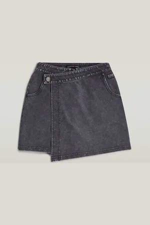 G-Star Falda D26107-D966 OVERDYED SWEAT SKORT-H261 DK BLACK MARBLE GD para mujer