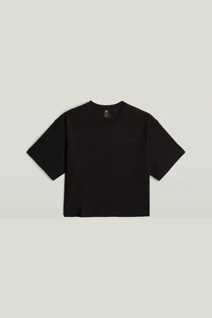 G-Star Tops y Camisetas D26419-C812 G-SCRIPT LOOSE TOP-6484 BLACK para mujer